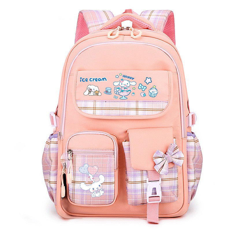 Female Cartoon Cute Portable Burden Alleviation Backpacks