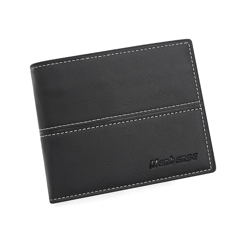 Men's Short Business Fashion Simple Soft Leather Men's Wallet