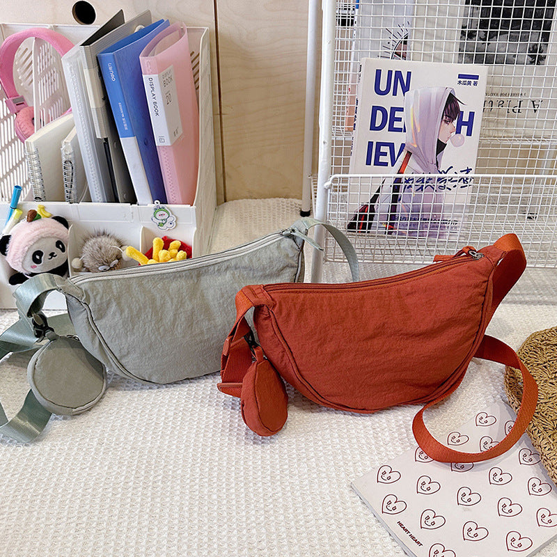Women's Dumpling Summer Four Canvas Mobile Niche Bags