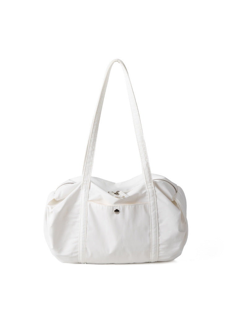 Women's Korean Niche Design Sier Underarm Simple Tote Bags