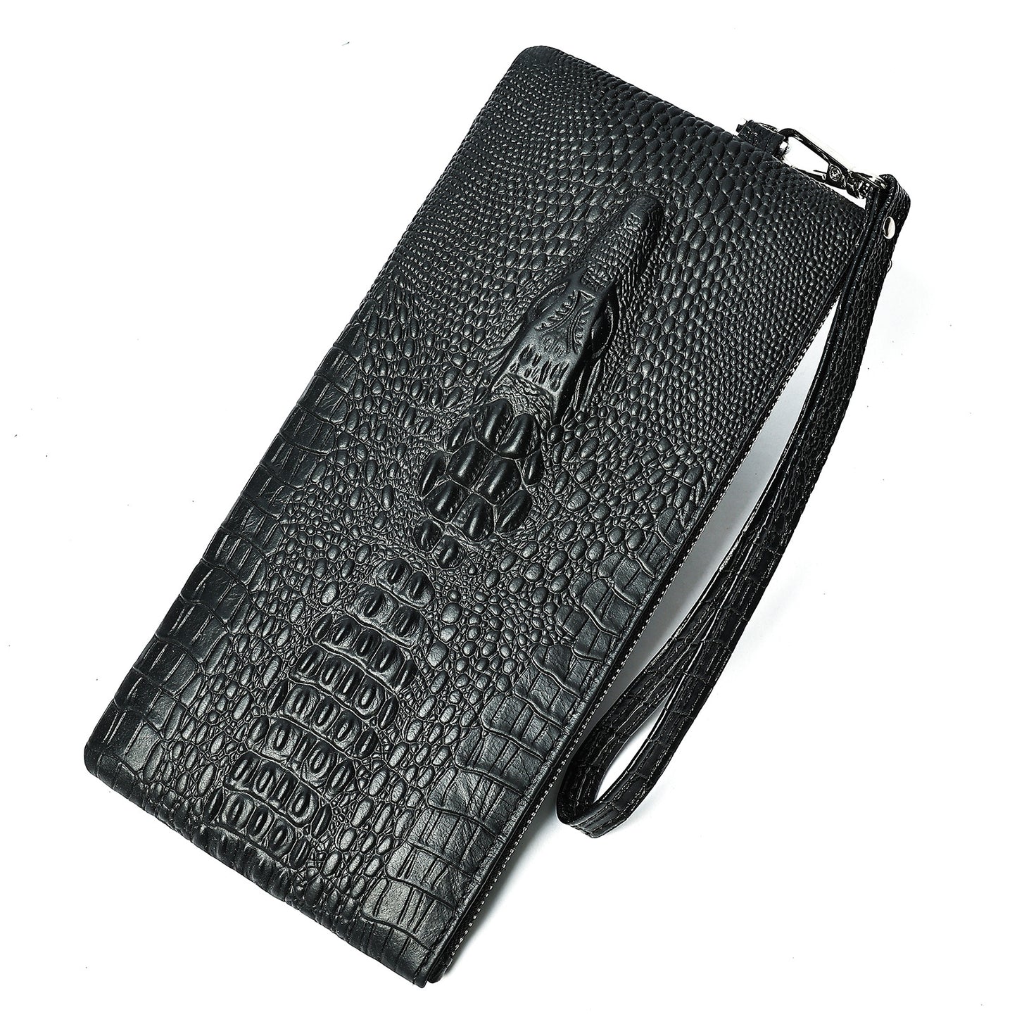 Men's Pattern For Embossed First Layer Cowhide Men's Wallets