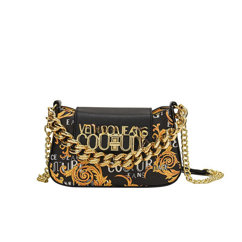 Women's Fashionable Fashion Printed Western Style Textured Shoulder Bags