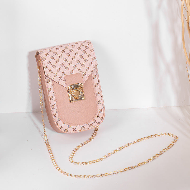 Comfortable Women's Fashion Retro Chain Mobile Bags
