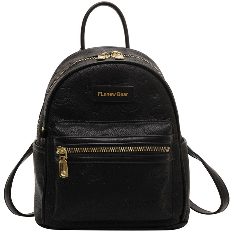 Graceful Cute Bear Printed Trendy Fashion Backpacks
