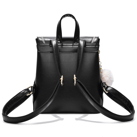 Women's Korean Fashionable Color Matching Shopping Backpacks