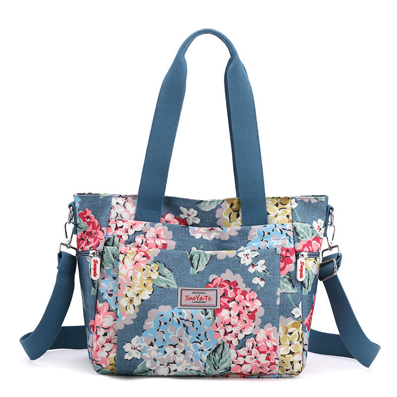 Women's Fashionable Korean Style Portable Printed Large Capacity Women's Shoulder Bag