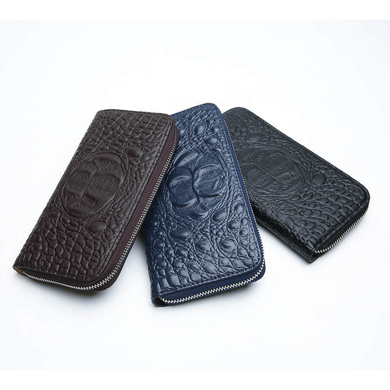 Men's Fashion Business Alligator Print Document Computer Men's Briefcases