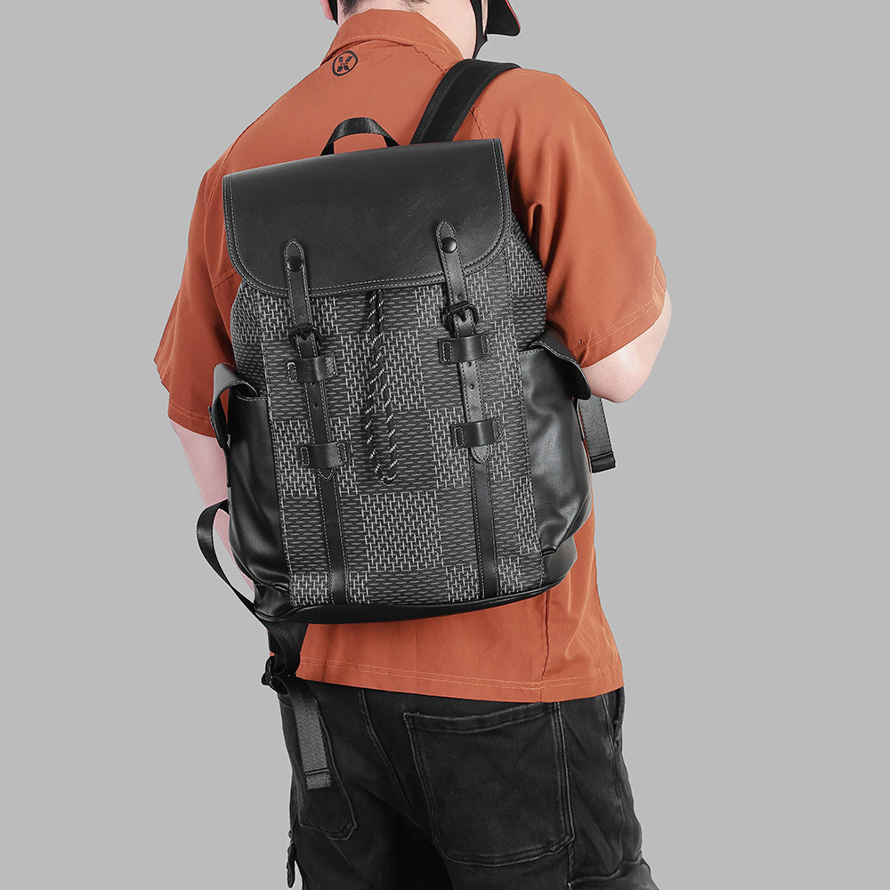 Men's Fashion High Quality Commuter Computer Green Backpacks