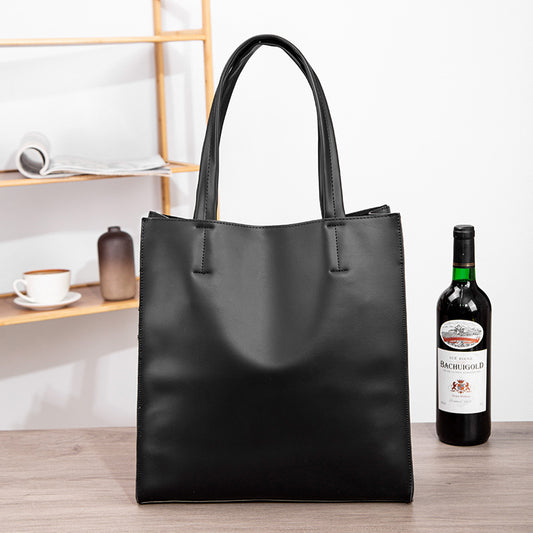 Men's Crazy Horse Leather Fashion Medium Hand Men's Handbags