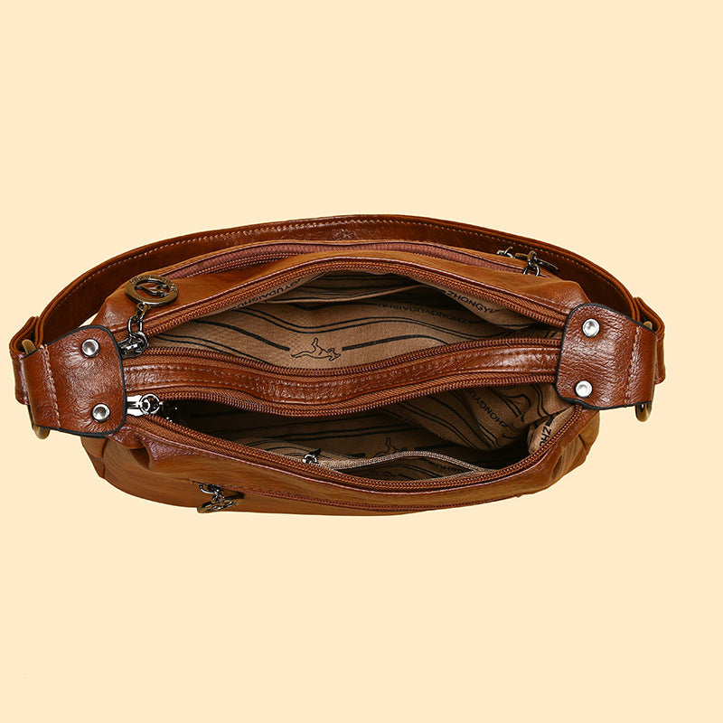 Casual Comfortable Women's Soft Leather High-grade Women's Messenger Bag