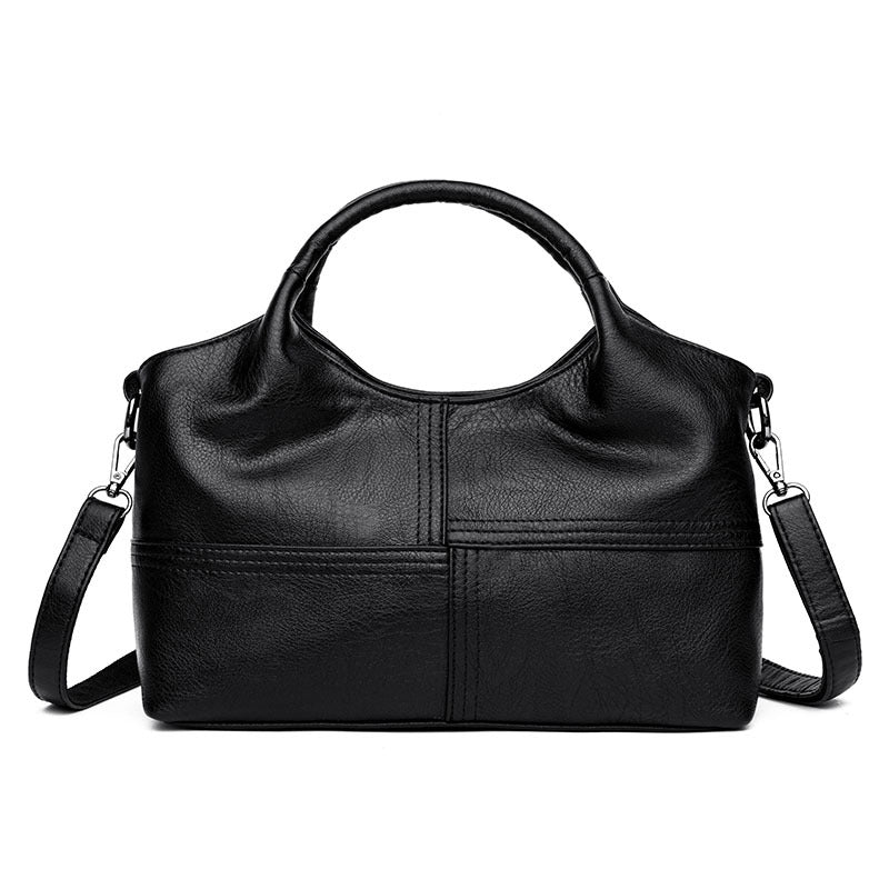 Women's Leather Pattern Soft Surface Textured Large Capacity Bags