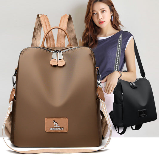 Women's Oxford Cloth Fashion Simple Large Capacity Backpacks