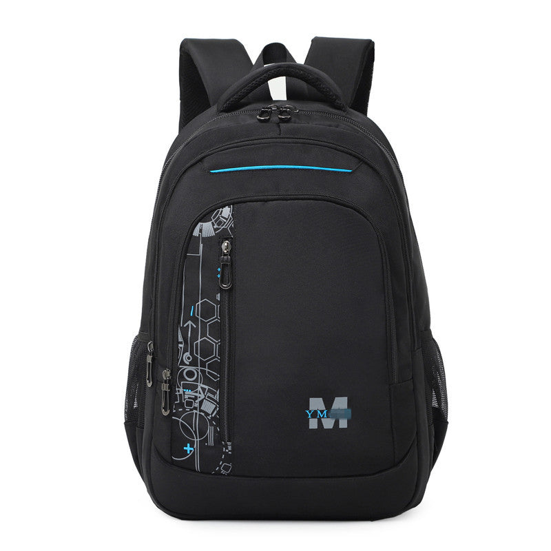 Men's Junior's Large Capacity Waterproof Big Middle School Students' Schoolbags