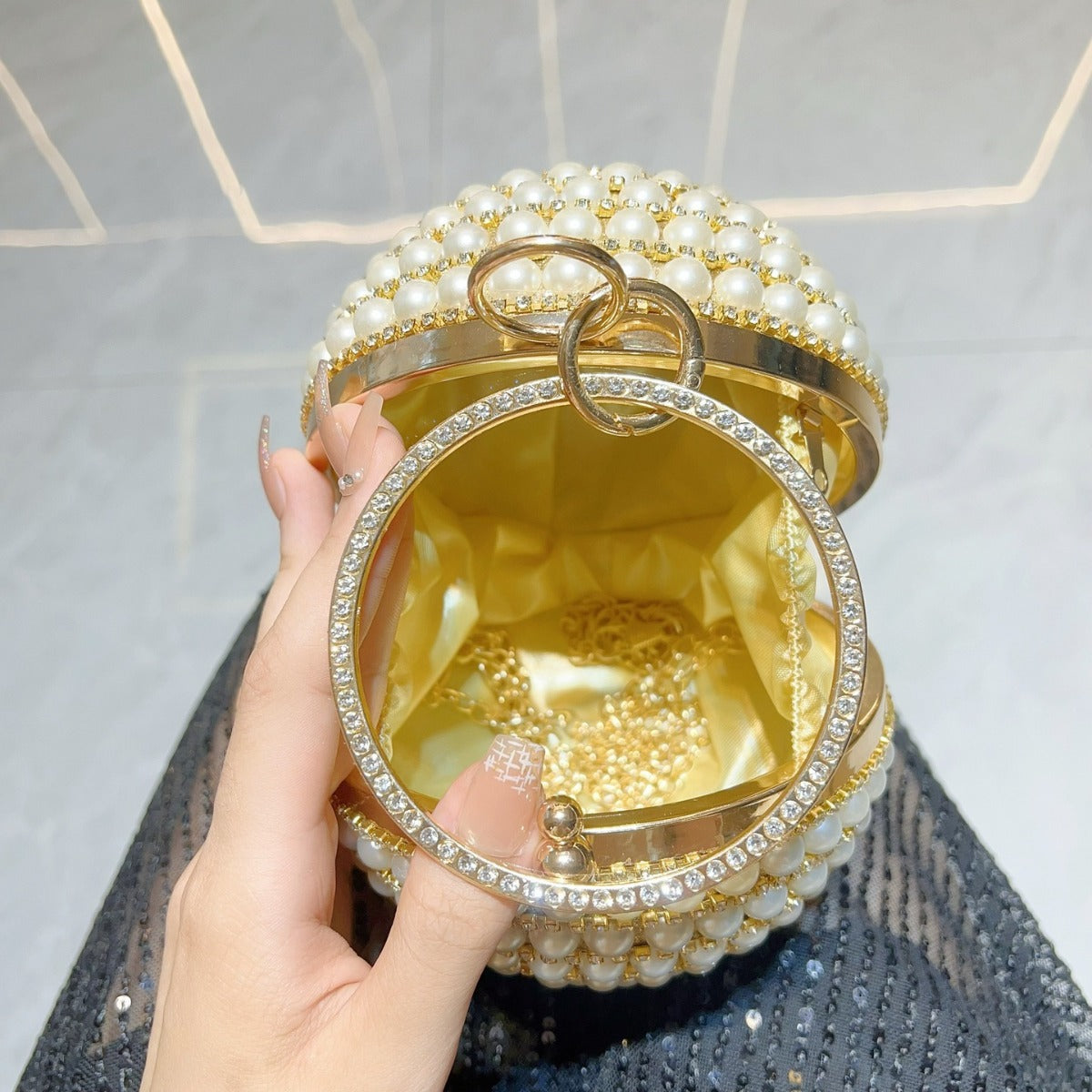 Vintage Pearl Bar Party Gathering Banquet Tote Bags