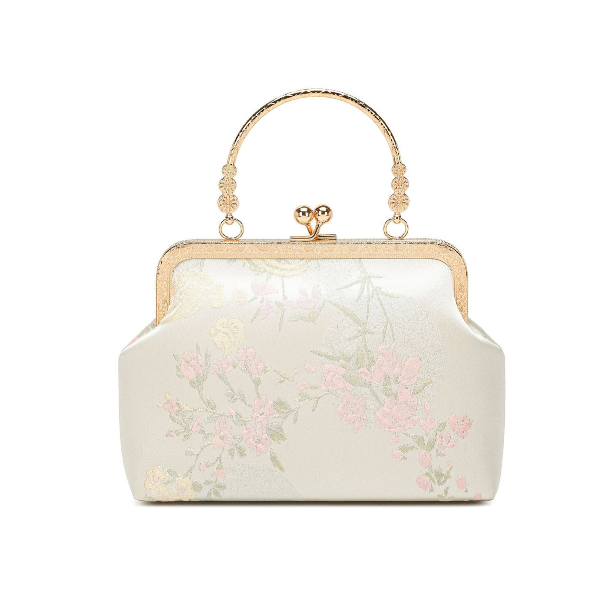 Silk Style Embroidery Han Clothing Summer Chain Dumpling Floral Women's Shoulder Bag