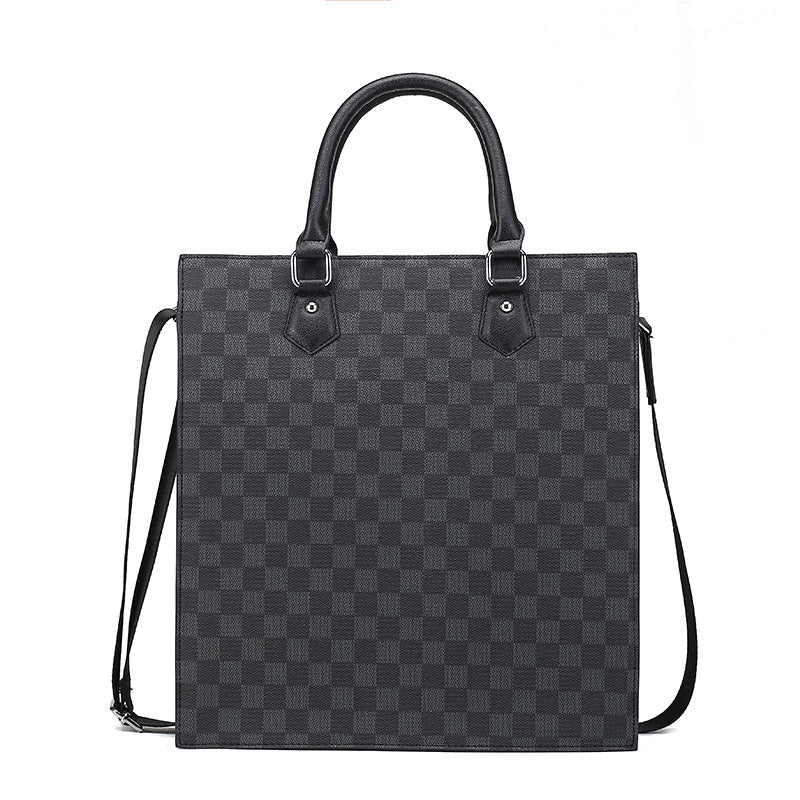 Women's & Men's & Fashion Folder Vertical Zipper Portable Men's Handbags