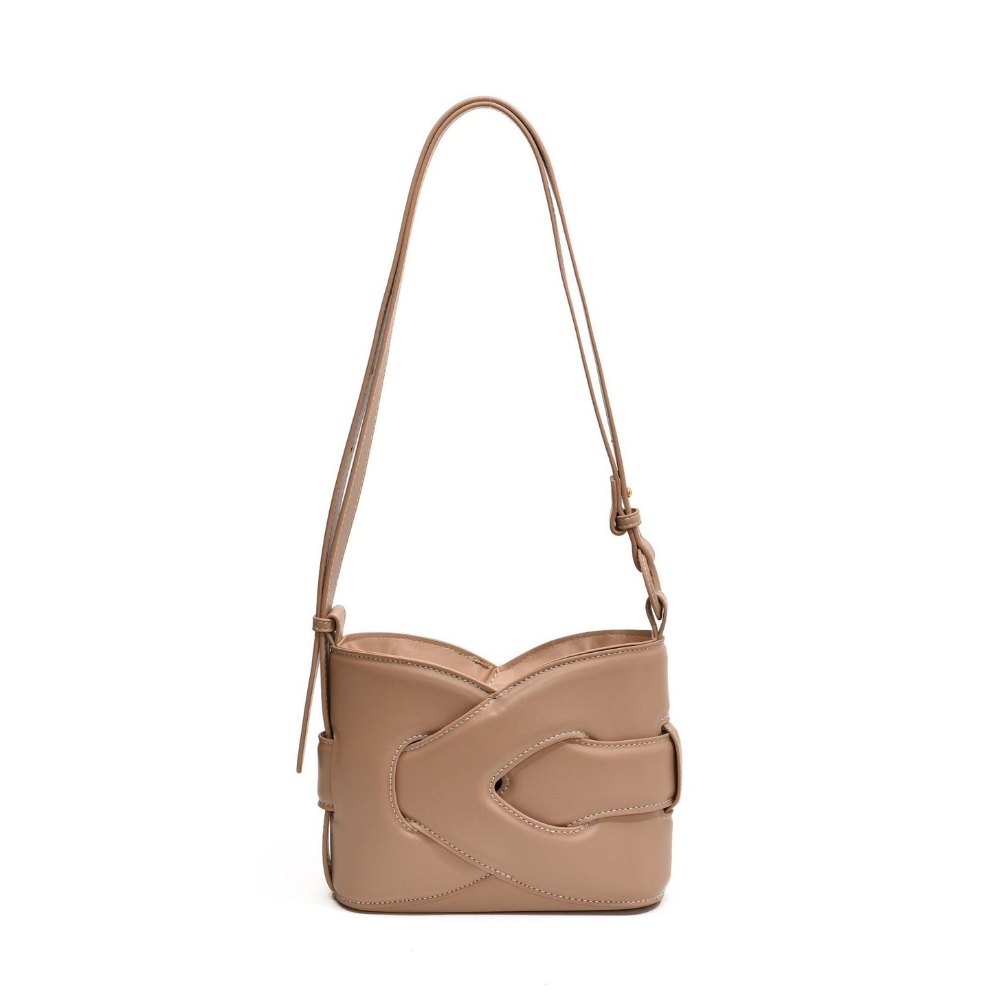 Women's High-grade Large Capacity Fashion Commuter Geometric Design Shoulder Bags