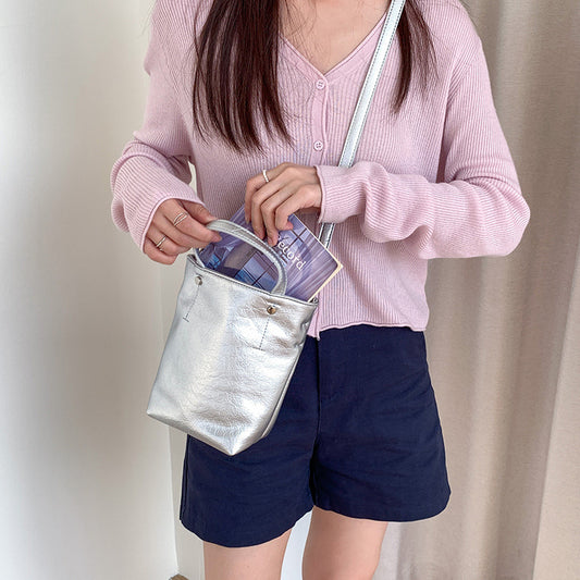 Women's Large Capacity Summer Retro Soft Leather Solid Crossbody Bags