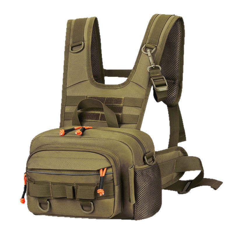 Men's Multifunctional Lure Large Capacity Camouflage Vest Bags