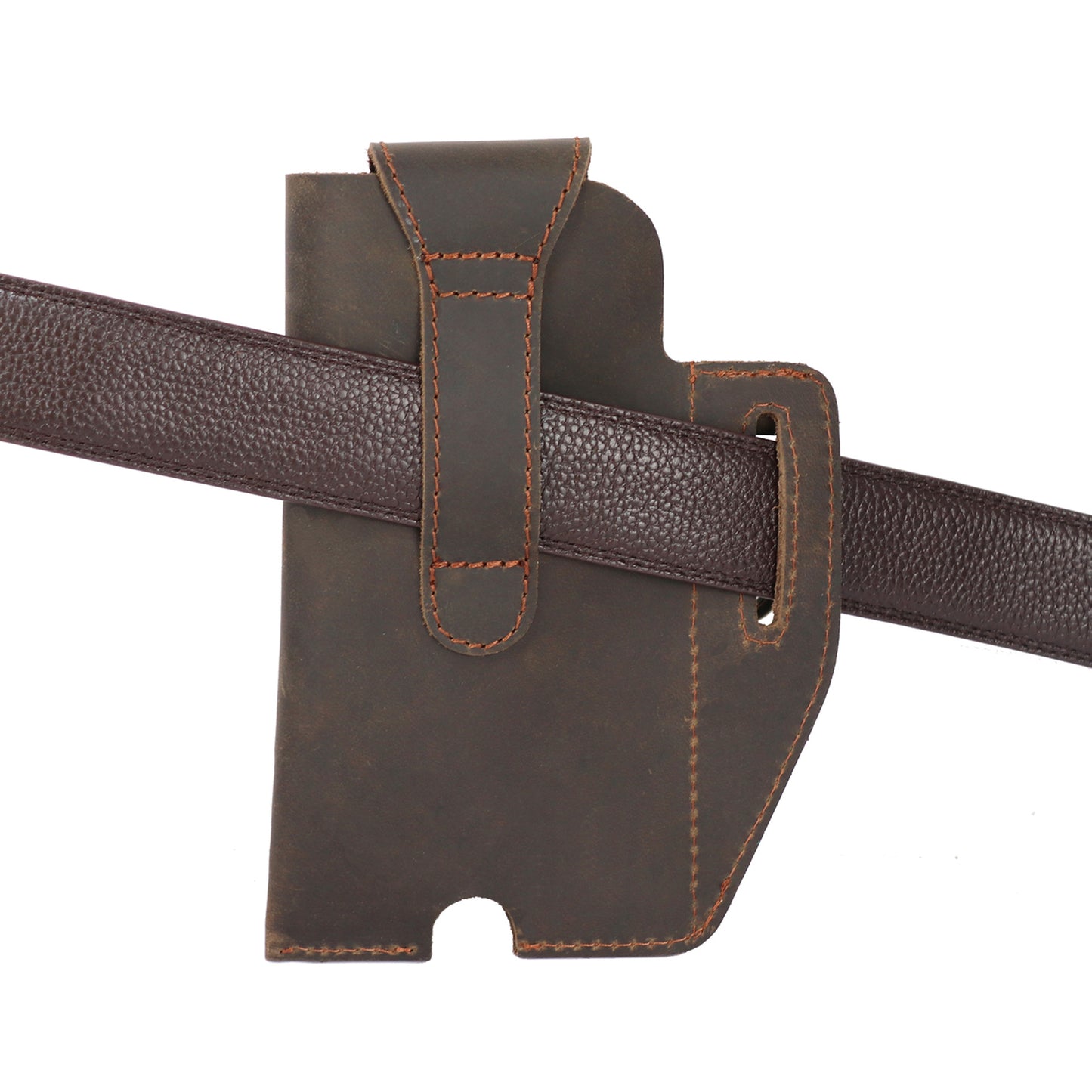 Men's Horse Leather Large Capacity Construction Site Men's Waist Packs