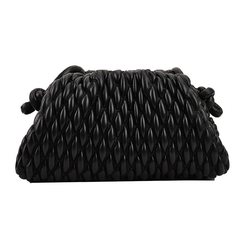 Pleated Cloud Spring Fashion Dumpling Clip Shoulder Bags