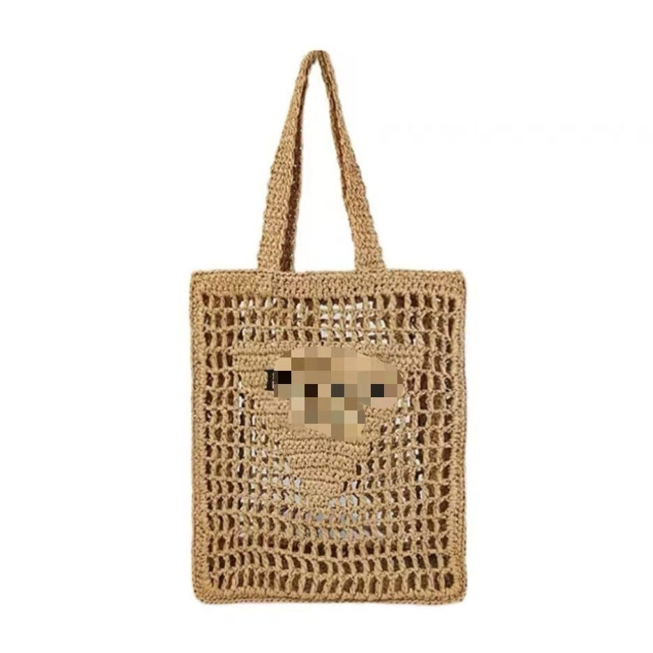 Women's Durable Woven Bearded Needle Portable Bags