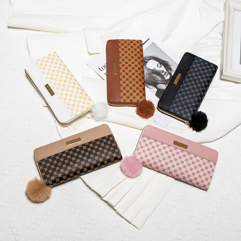 Slouchy Women's Printed Long Clutch For Ladies Wallet