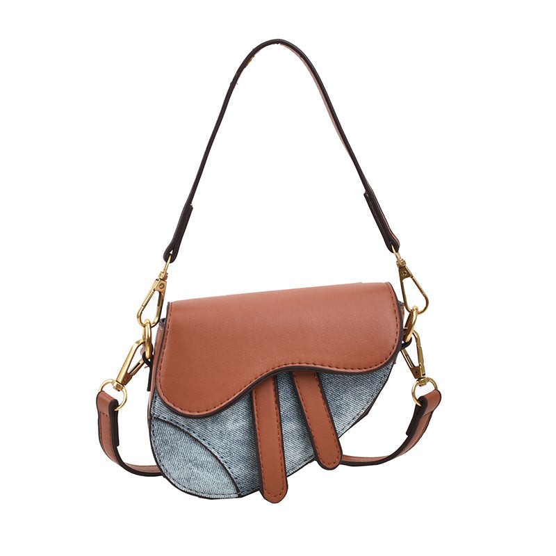 Women's Style Western Mini Portable One Saddle Fashionable Stylish Cool Women's Shoulder Bag