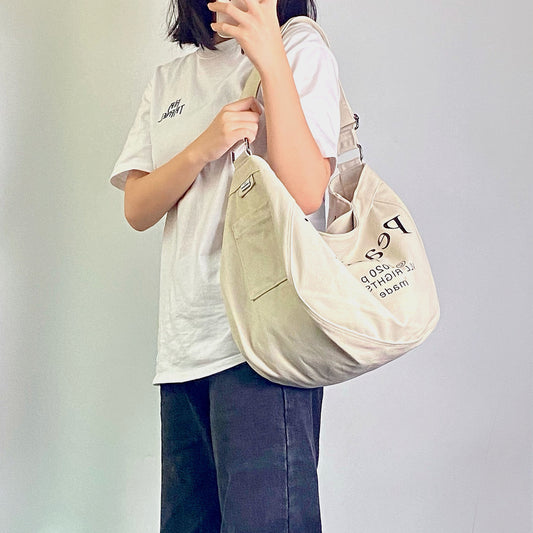 Leather Ltd. Canvas Korean Style Trend Crossbody Bags