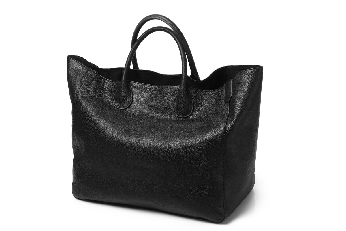 Women's Lucky Open Genuine Leather For Simple Personality Big Women's Handbag
