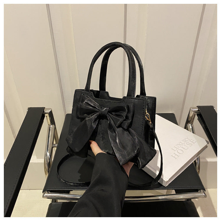 Fairy Style Bowknot Portable Trendy Summer Fresh Sweet Women's Shoulder Bag