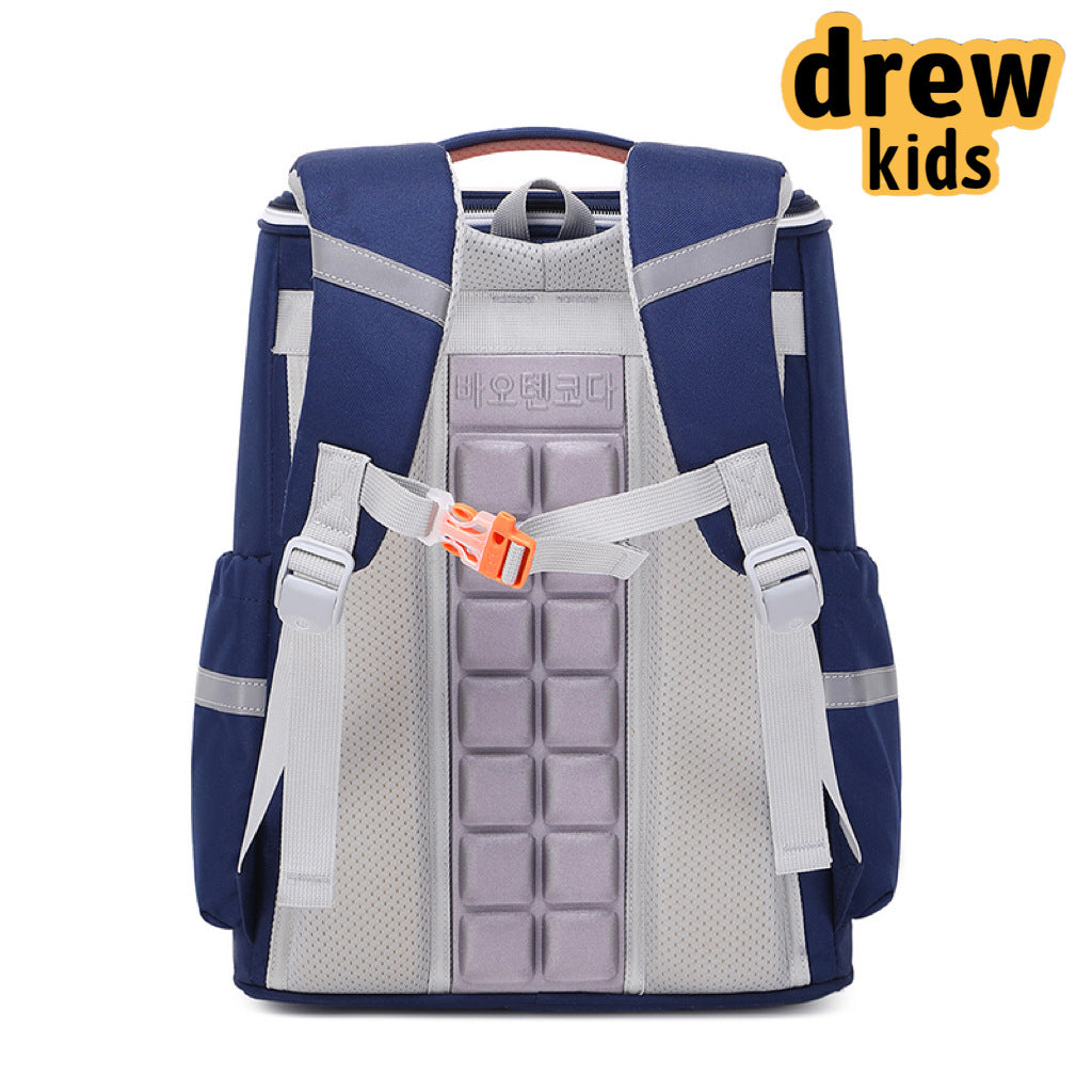 Surface Color Matching Light Tide Spine Protection Elementary School Students' Schoolbags