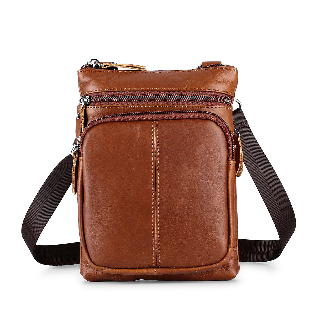 Women's & Men's & Cowhide Leather Leisure Bags