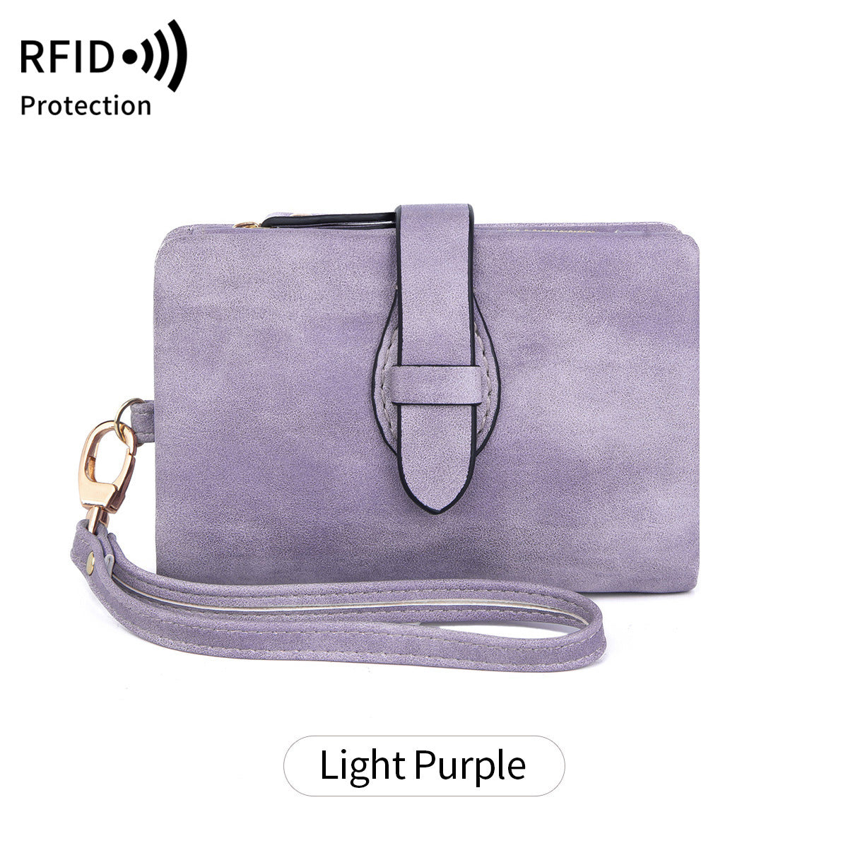 Women's Off Short Style Retro Fashion Zipper Ladies Wallet