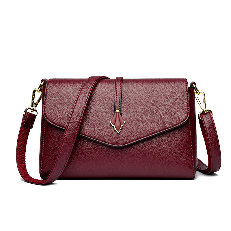 Women's Glamorous Popular Mother's Soft Leather Crossbody Bags