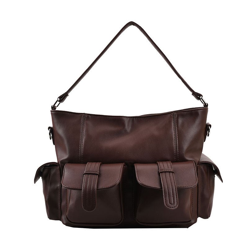 Women's Niche Autumn Fashion Texture Underarm Bags