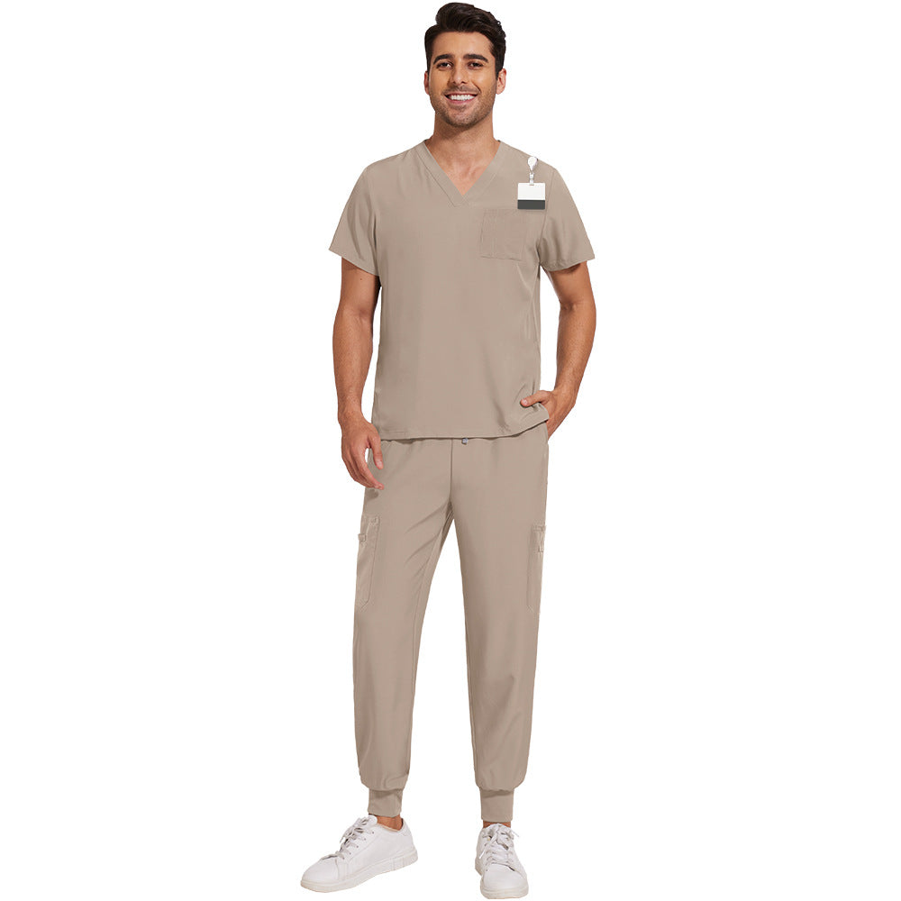 Doctors Nurses Frosted Thin Comfortable Breathable Uniform