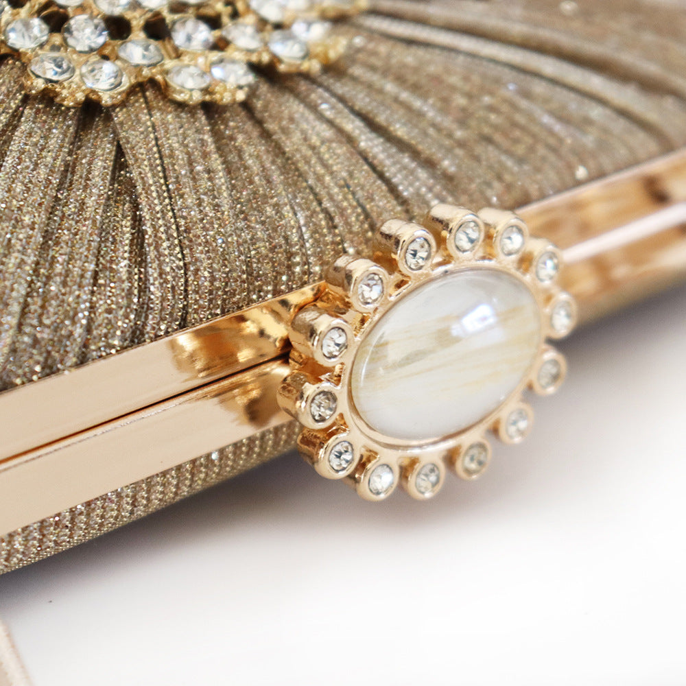 Women's Dinner Fashion Diamond Clutch Cheongsam Formal Evening Bags