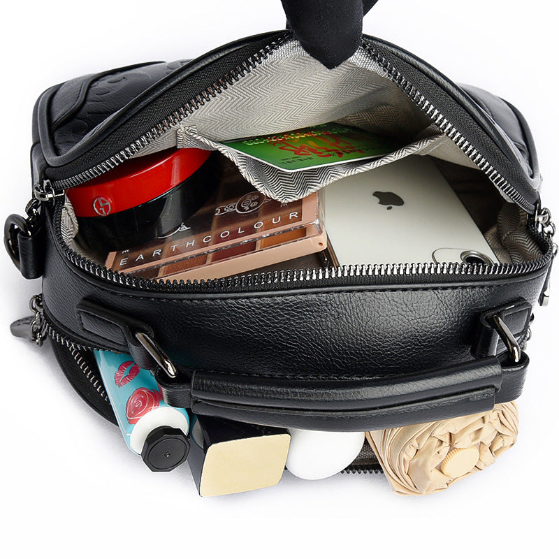 Women's Embossed Retro Stylish Personalized Mother Korean Crossbody Bags