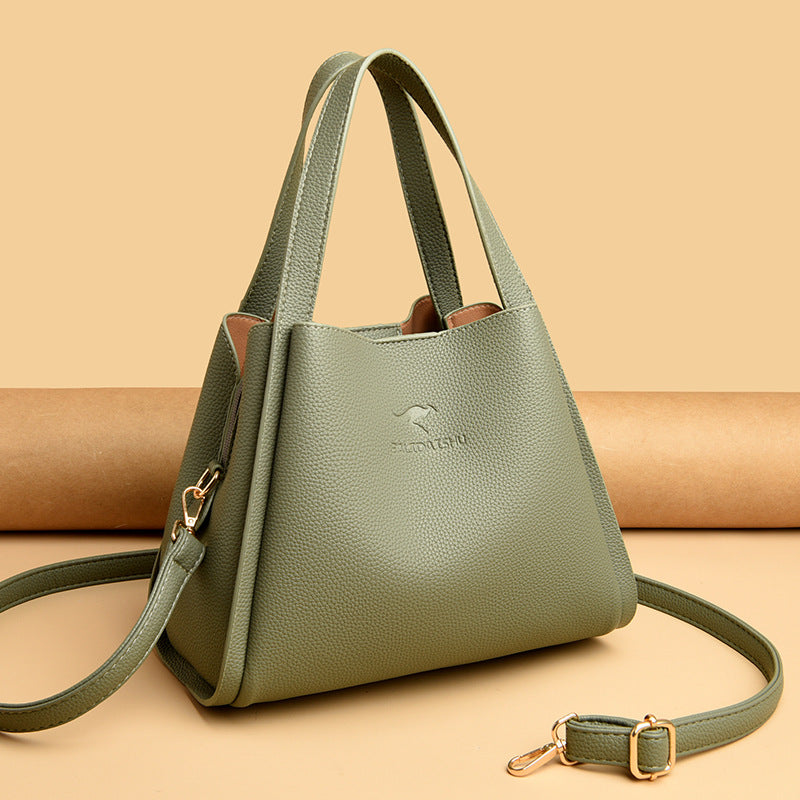 Women's Barrel Fashion Large Capacity Mom Handbags