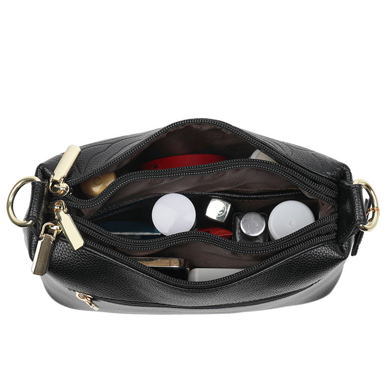 Women's Large Capacity Underarm Fashion Soft Leather Crossbody Bags