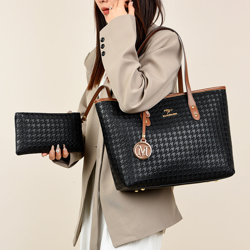 Women's Large Capacity Totes Simple Fashion Letter Handbags