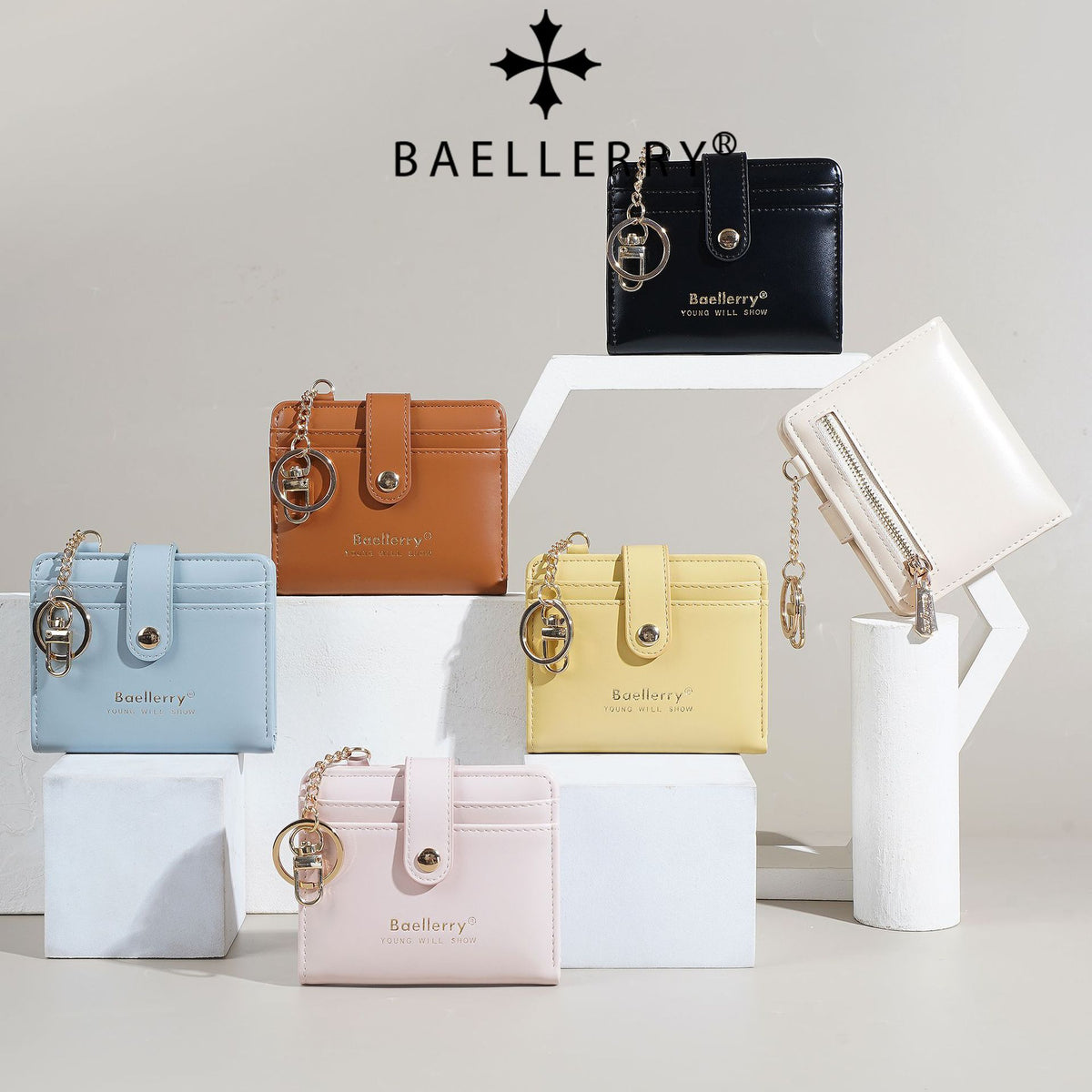 Women's Retro High-grade Short Simple Mini Cute Card Holder