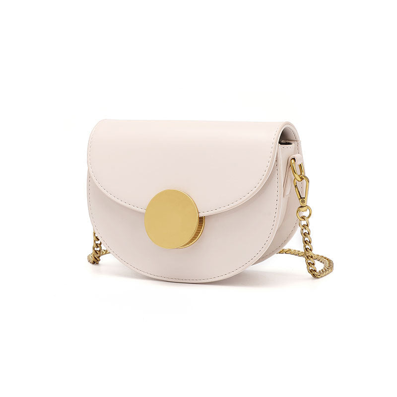 Women's Fashion Chain Female Design Saddle Crossbody Bags
