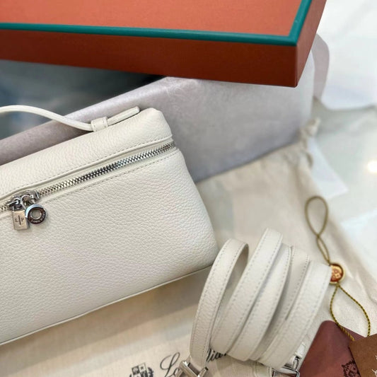 Women's Genuine Leather Lunch Box Lychee Pattern Handbags