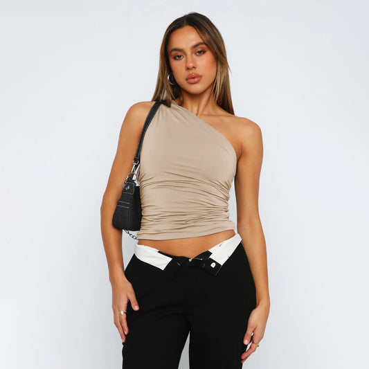 Inner Match Sexy Hot Clothes Sleeveless Blouses
