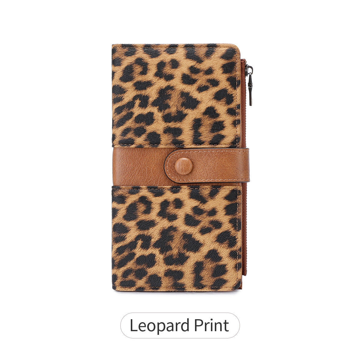Women's Swiping Retro Large Capacity Long Multiple Slots Fashion Ladies Wallet