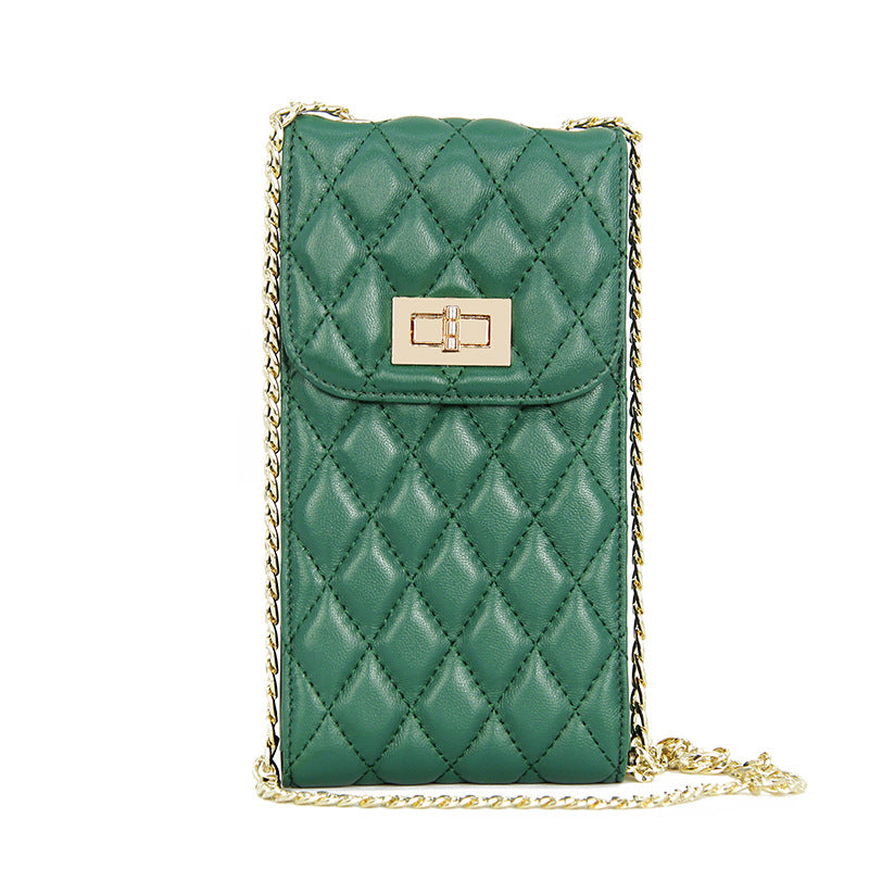 Women's Style Sheepskin Summer Large Capacity Mobile Bags