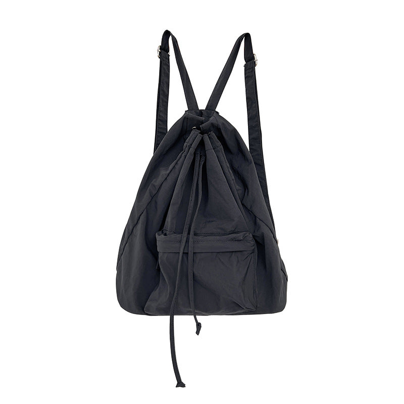 Style Lightweight Fashion Female Drawstring Simple Backpacks