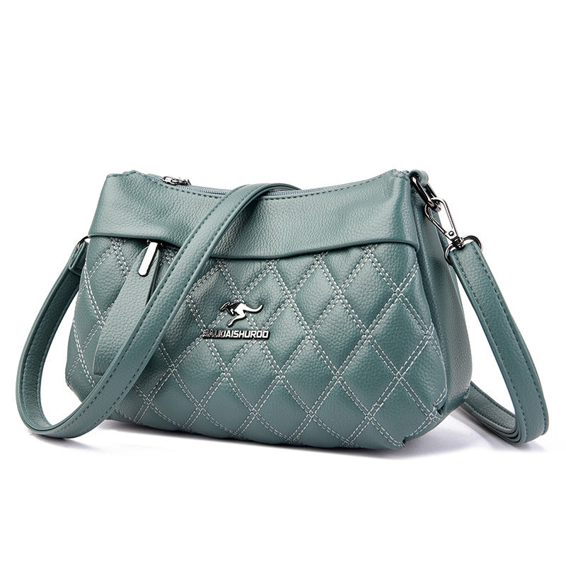 Women's Elegant Korean Fashion Mother Rhombus Crossbody Bags